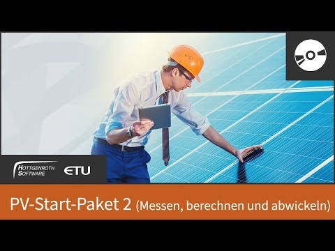 PV-Start-Paket 2 (Messen, berechnen und abwickeln)