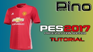 Manchester United Home Kit - PES 2017 Tutorial