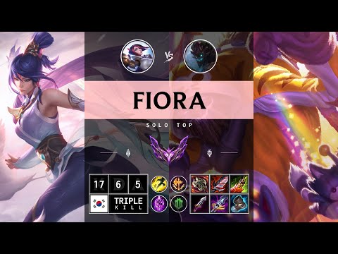 Fiora Top vs Maokai - KR Master Patch 14.14