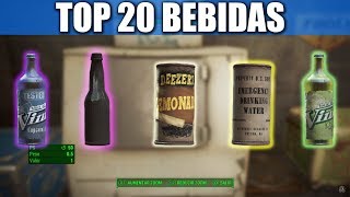 FALLOUT 4 | TOP 20 BEBIDAS (SIN SER NUKA COLA)
