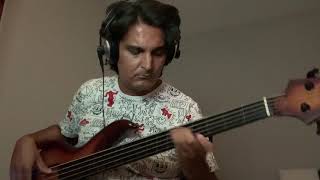 Video thumbnail for Gino vannelli sunset in La fbass ac5 Furlanetto alain caron fretless bass cover by Opus Pocus