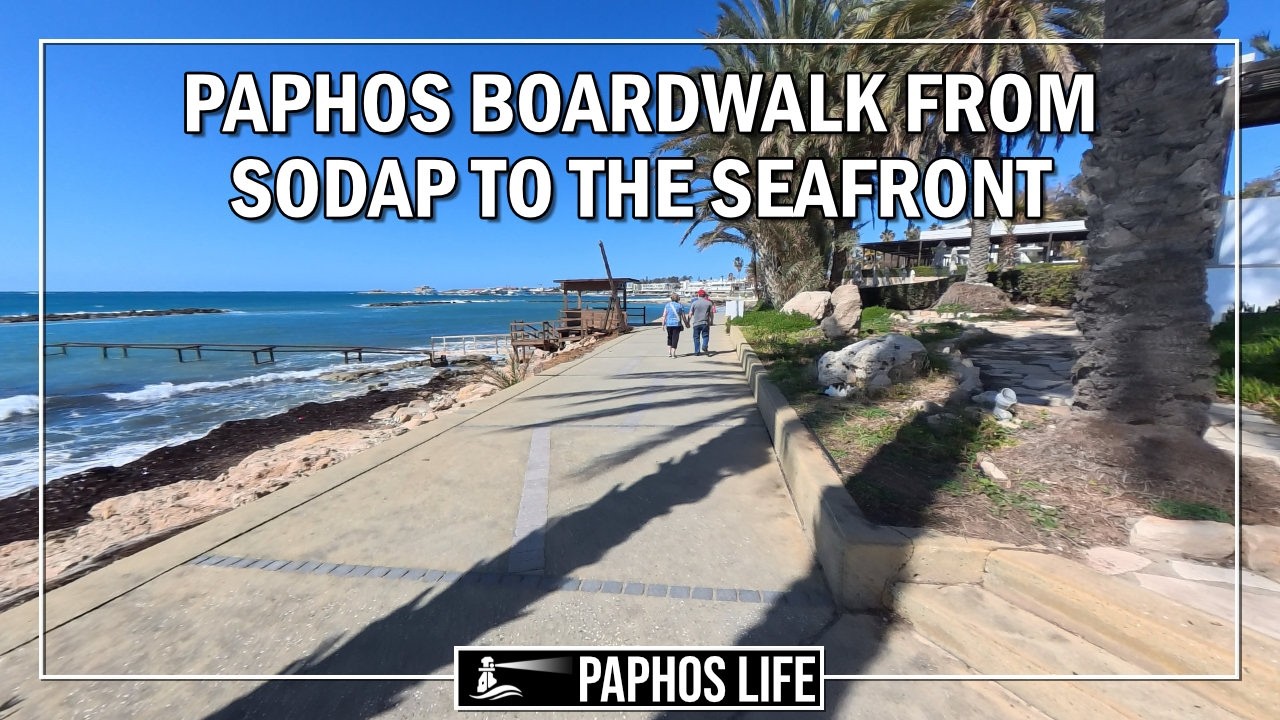 Paphos Boardwalk from SODAP to the Seafront
