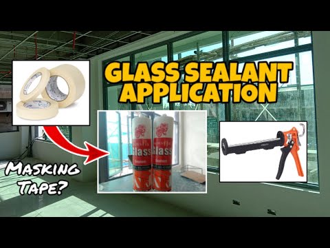 DIY Sealant Glass Application | Paano Maglagay ng Sealant sa Bintana
