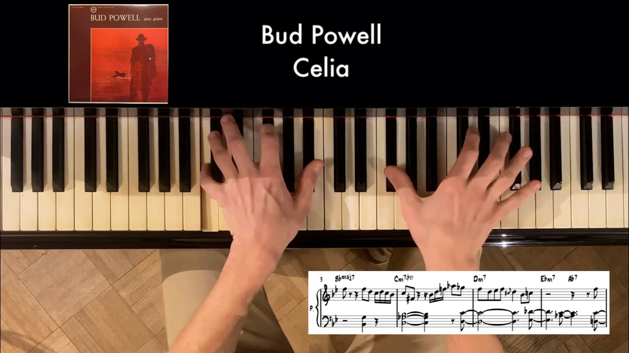 [Jazz solo pdf] Bud Powell - Celia (piano transcription)
