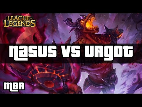 Infernal Nasus Vs Urgot - Top Lane - Season 6 - League Of Legends - HD