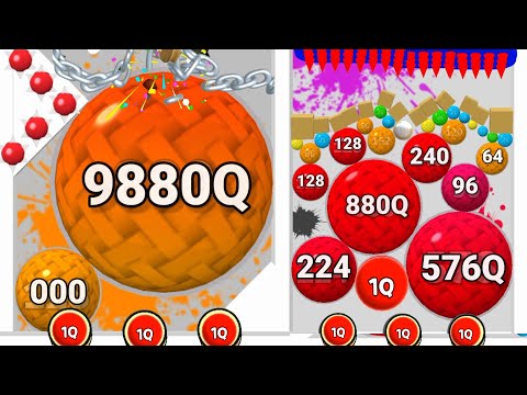Puff Up balloon ( jelly 2048) 🆚 merge watermelon 2048 Gameplay part 21