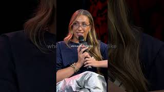 Tate Mcrae Scared to Sing With The Kid Laroi #tatemcrae