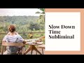 Slow Down Time ️ Subliminal Rapid Fire Formula
