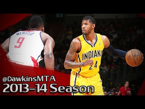 Paul George Full Highlights 2014 ECSF Game 4 at Wizards - 39 Pts, 7 Threes, On-FIRE!