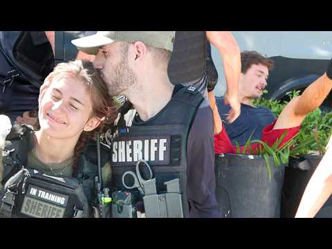 My daugher isn't afraid to take on guys twice her size