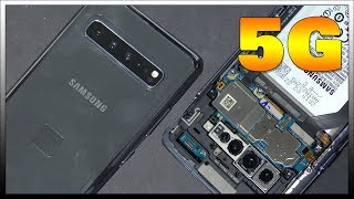 Samsung Galaxy S10 5G Disassembly Teardown Repair Guide. Mystery connector inside!