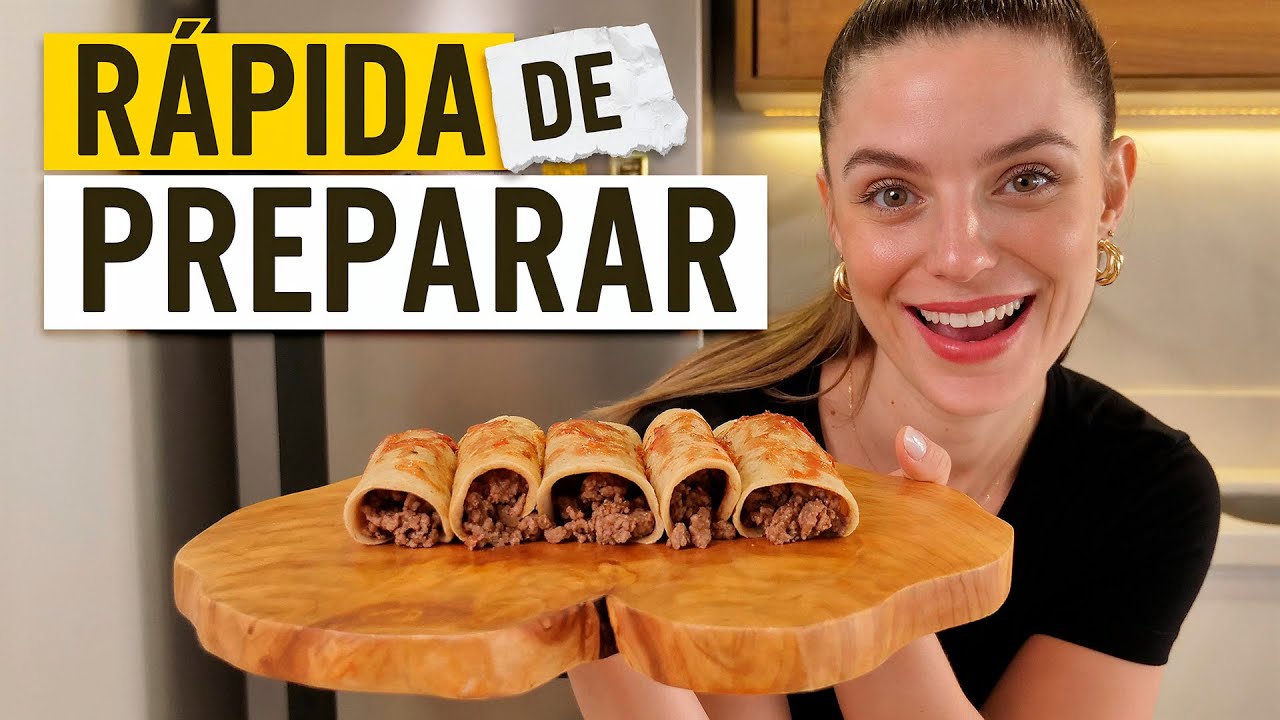 PANQUECA DE AVEIA RECHEADA DE CARNE | RECEITA SAUDÁVEL, FÁCIL E PRÁTICA