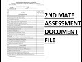 2nd Mate Assessment Document File Merchant Navy Surjanabhi