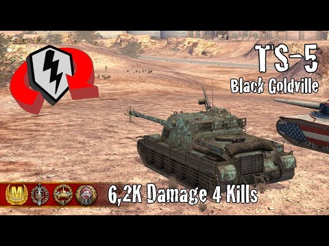 TS-5  |  6,2K Damage 4 Kills  |  WoT Blitz Replays