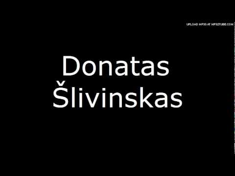 Donatas Šlivinskas - Einam