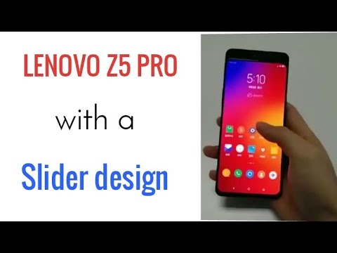 Lenovo Z5 Pro slider design phone first look, Lenovo Z5 Pro upcoming latest budget phone