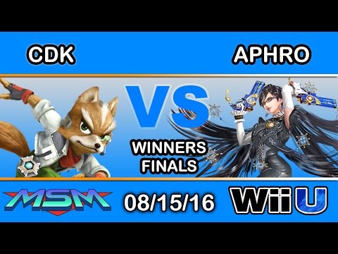 MSM 62 - Charliedaking (Fox) Vs. eM | Aphro (Bayonetta) Winners Finals - Smash Wii U