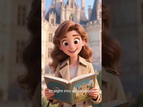 A glimpse of Loire Valley 🇫🇷✨#FranceShorts #AnimatedVlog #AITravel #Paris #TravelShorts