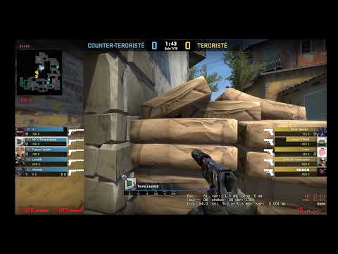 CS:GO insane quadra kill