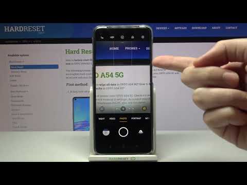 How to Turn On / Off Camera Grid Lines in Oppo A54 5G?
