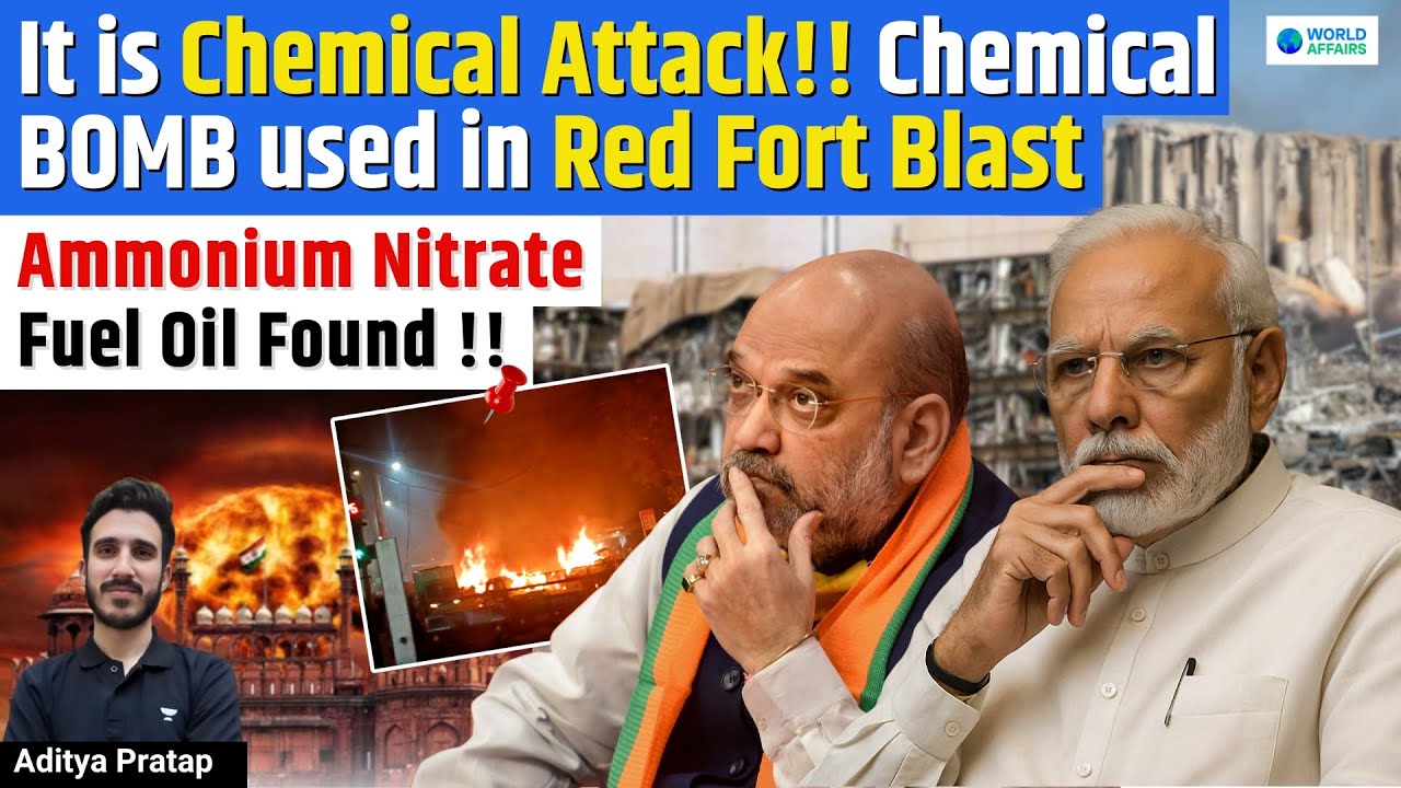 Red Fort Explosion: Ammonium Nitrate Fuel-Oil (ANFO) Confirmed — Latest Updates