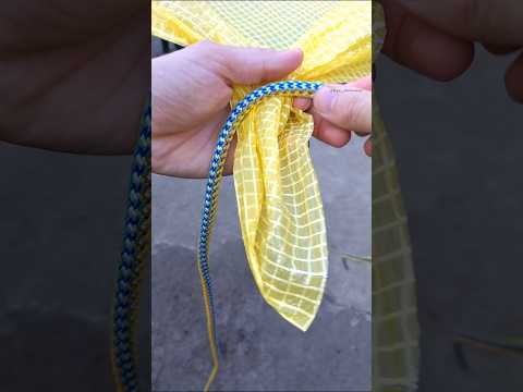 Incredible Tarp Corner Knot Technique That Actually Works Great #diy #knot #tips #tricks