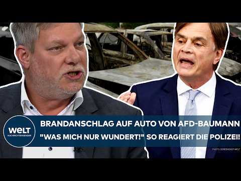 HAMBURG: Brandanschlag auf Auto von AfD-Baumann! "Was mich nur wundert!" So reagiert die Polizei!