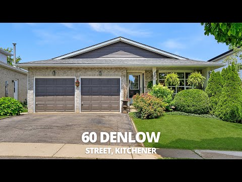 Stunning Backsplit with in-ground pool - 60 Denlow Street - Kitchener Real Estate Video