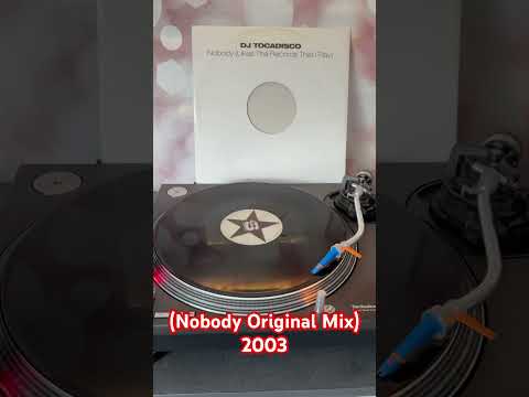 DJ Tocadisco - Nobody (Likes The Records That I Play) #vinyloftheday #goldenera #electronicmusic #dj
