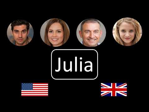 How to pronounce Julia