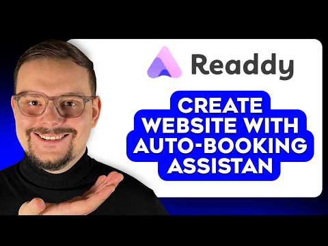 Readdy AI Tutorial - 2026 | Create a Full Website and Auto-Booking Assistant | How to Use Readdy AI