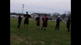 preview picture of video 'Charlestown, Indiana Flag Football team hoops bad call ???'