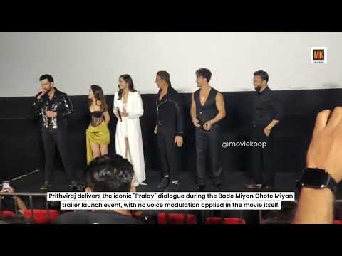 Watch: Prithviraj Sukumaran deliver his iconic "Pralay" dialog.