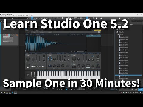 Learn Studio One 5.2 | Sample One in 30 Minutes