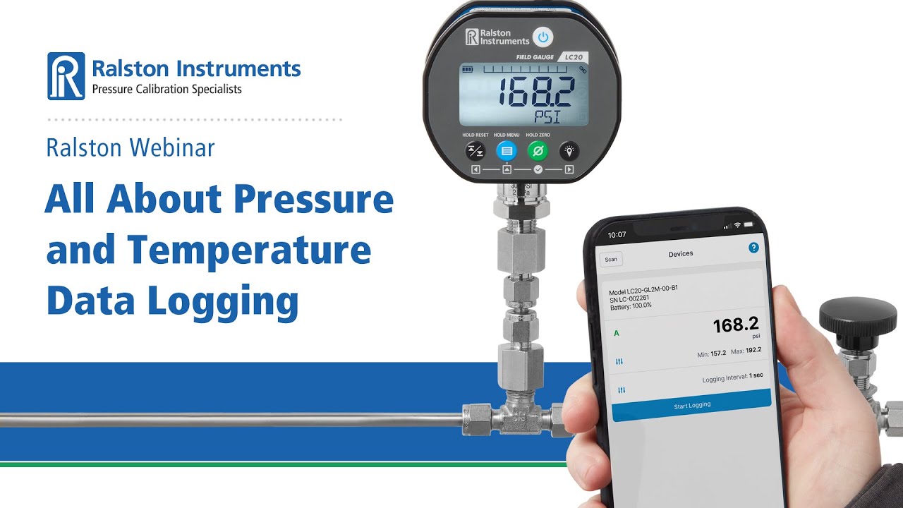 All About Pressure and Temperature Data Logging Webinar