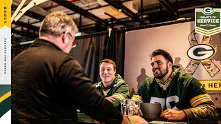 Green Bay Packers host ‘Huddle for Heroes’ event