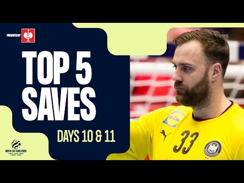 Top 5 Saves | Days 10 & 11 | Men's EHF EURO 2026