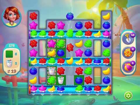 Hawaii Match-3 Mania - Level 178 - No Booster - FULL STORY - CaroGamesNL