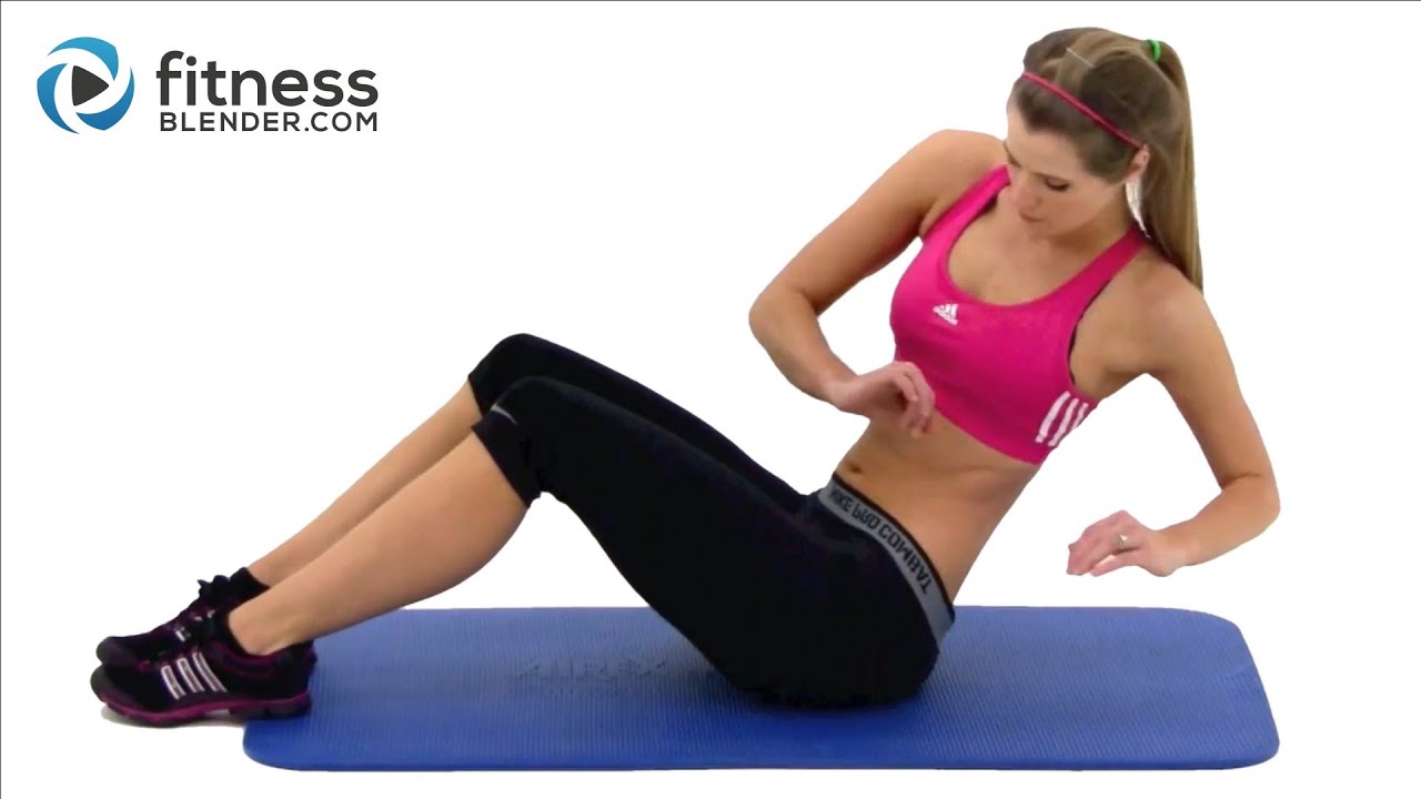 10 Min Abs Workout -- At Home Abdominal and Oblique Exercises thumnail