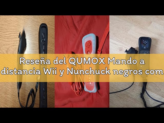 Vídeo relacionado con QUMOX Mando a Distancia Mando a Distancia + Nunchuk para Wii