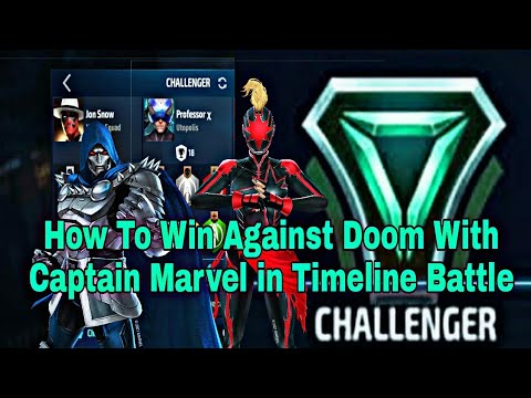 Captain Marvel VS Doctor Doom in Timeline Battle | CM Better Than Doom? - Marvel Future Fight