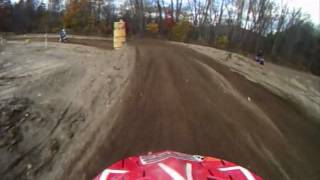 preview picture of video 'Winchester Speedpark 40B Moto 2 10-21-2012 MX'