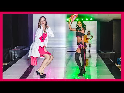 Terrific Models on ELEGANT and DOLLS Runway - Black & White 2018