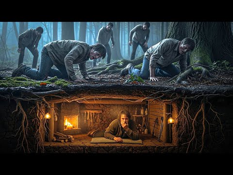 I Built an Invisible Underground House to Survive Zombies (ASMR)