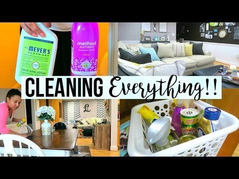 SPEED CLEAN WITH ME 2017 | CLEANING MY ENTIRE HOUSE | Page Danielle Video