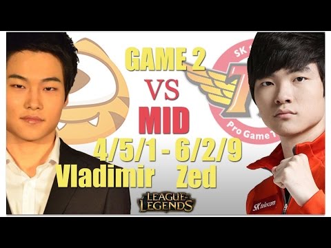 Faker vs Apdo (Dopa) - Zed vs Vladimir - 2015 - League of legends