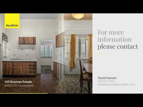 105 Bowman Parade, Bardon, QLD 4065, 3 Kuwarto, 1 Banyo, House