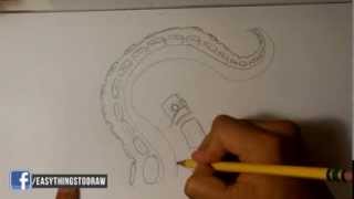 How to Draw Tentacle -  Easy Drawings