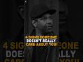 4 Signs Someone Doesn T Really Care About You Denzel Washington Motivational Speech Motivation