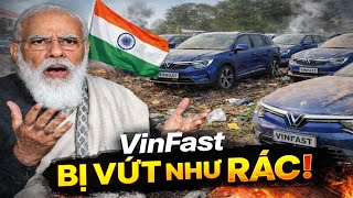SỐC: Xe VinFast Nằm La Liệt Ở Ấn Độ, Bị Vứt Xó Như Bãi Rác Công Nghiệp 
